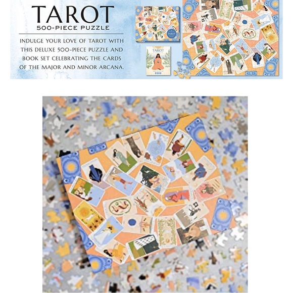 Tarot 500-Piece Jigsaw Puzzle Celebrate cards of the Major and Minor Arcana. NWT - Picture 5 of 7